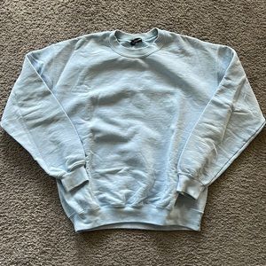 Pretty Little Thing Crewneck, Baby Blue Size M